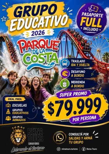 Educativos a Parque de la Costa