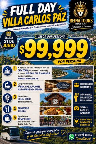 FULL DAY  en Villa Carlos Paz