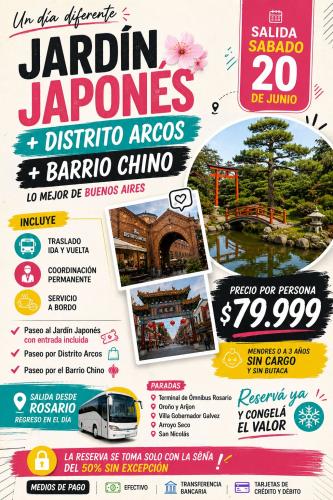 Barrio Chino + Jardín Japonés + Distrito Arcos