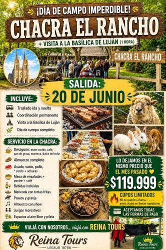 DÍA DE CAMPO + BASÍLICA DE LUJÁN