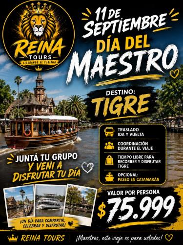 Festejá el Dia del Maestro en TIGRE! 
