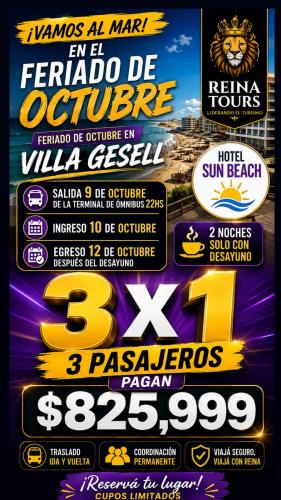 Feriado en Villa Gesell 