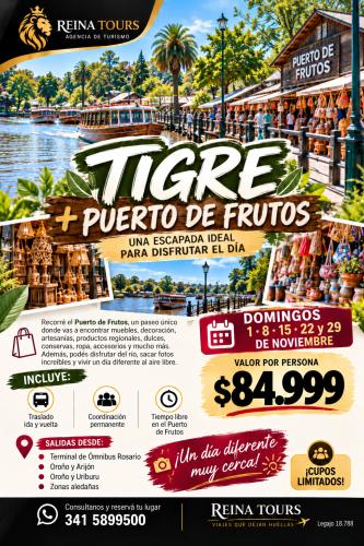 TIGRE, PUERTO DE FRUTOS